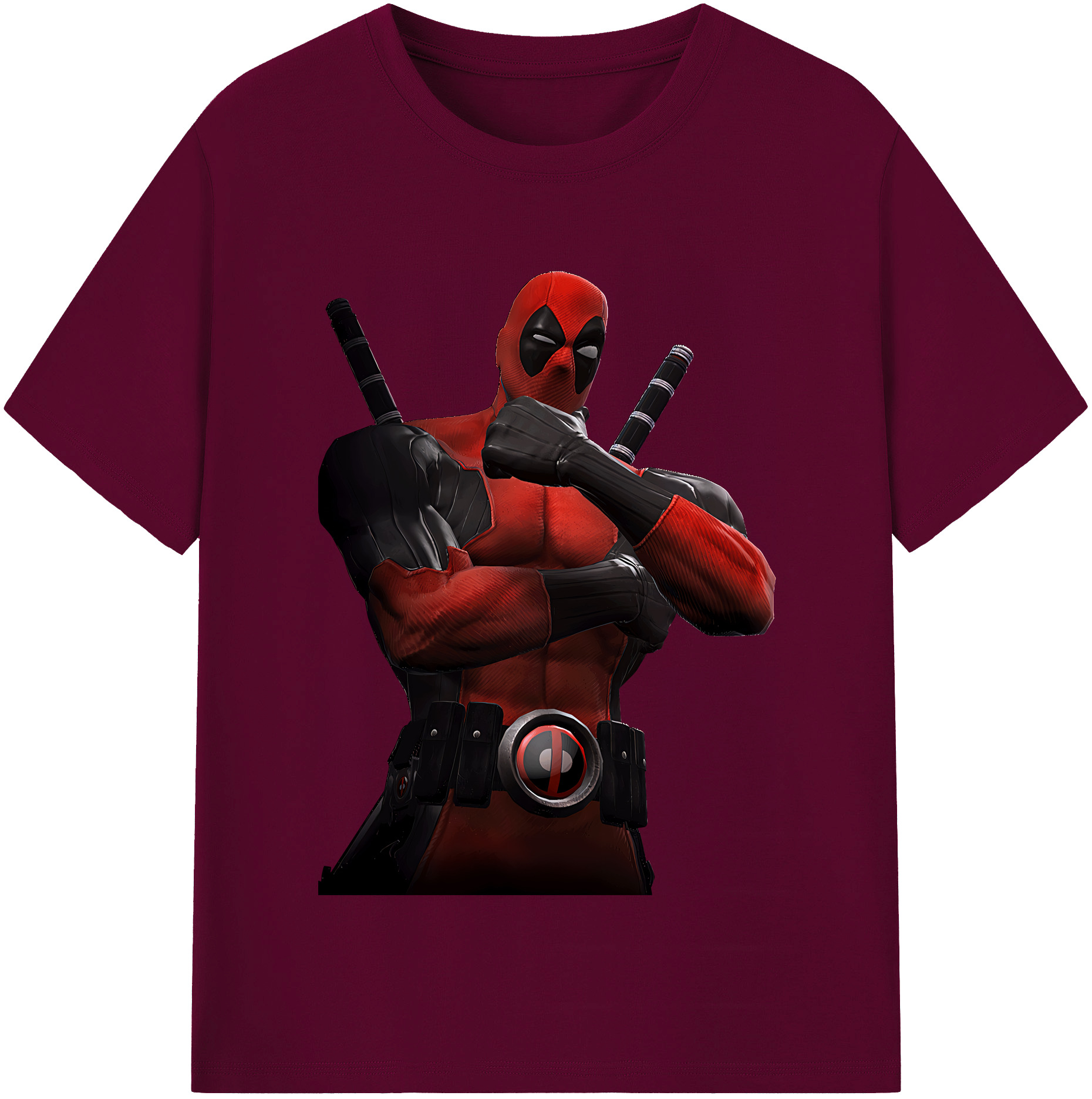 （画像用） Deadpool デッドプール レディースカジュアルプリントTシャツ（綿100％）